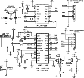 Interfacing a USB flash drive to a PIC microcontroller